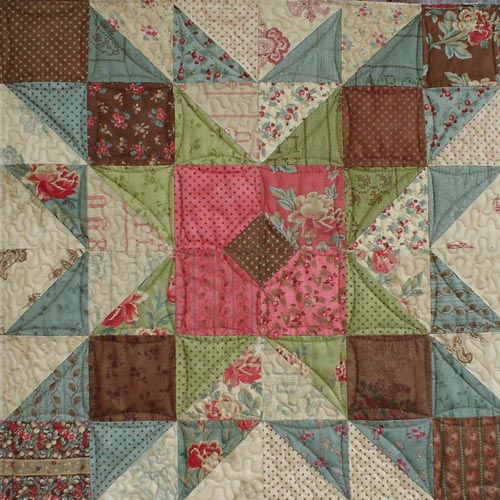 GRANDMAS ATTIC Moda Charm Pack QUILT PATTERN