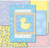 Click on duck to find more BABY TALK bordering/trim fabric, picture 