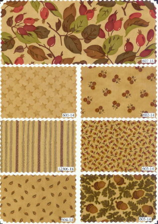 FOUR SEASONS Moda Quilt Charms Squares / BRANNOCK PATEK  