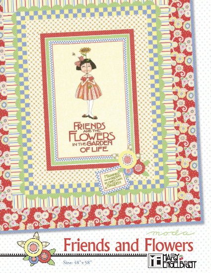 FRIENDS & FLOWERS Easy Quilt PATTERN Mary Engelbreit | eBay