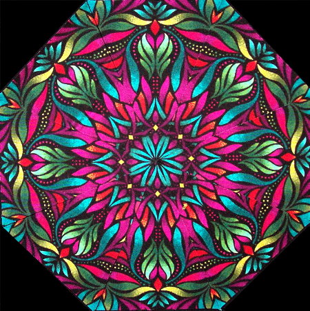 Luminosity 18 Kaleidoscope Quilt Blocks Kit Squares