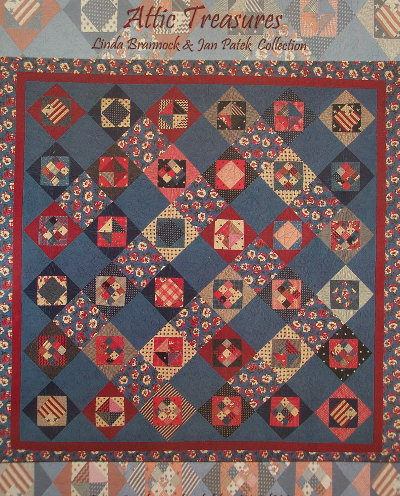 ATTIC TREASURES ~ 4.5 Blocks Pieced Quilt Pattern  