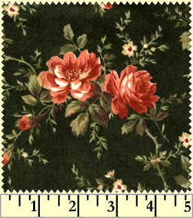 RAMBLIN ROSE 5 CHARMS Quilt Squares / Maywood Studio  