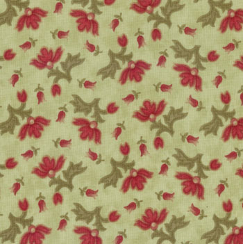 SHANGRI LA FLORAL OASIS Green Fabric ~ FQ / Yardage  