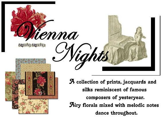 Vienna Nights CONCERT JACQUARD Bordering FQs or YARDAGE  