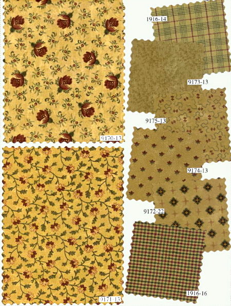 WINTER ROSE Quilt Squares / MODA Fabric CHARMS  