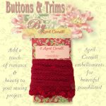 Crocheted Trim - Red-0