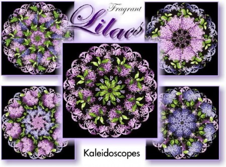 Lilacs Kaleidoscope Quilt Kit-0