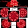 Poinsettia Kaleidoscope Quilt Kit-0