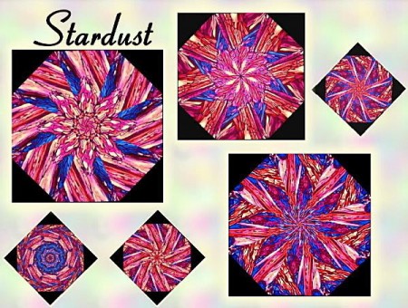 Stardust Kaleidoscope Quilt Kit-0