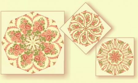 Portugal Kaleidoscope Quilt Blocks Kit-0