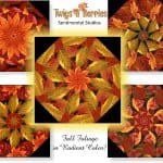 Twigs & Berries Kaleidoscope Quilt Kit-0