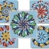 Vintage Trains Kaleidoscope Quilt Kit -6561