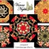 VIENNA NIGHTS Kaleidoscope Quilt Blocks Kit-0