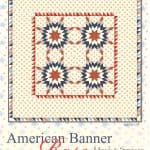 American Banner Rose Quilt Pattern-0