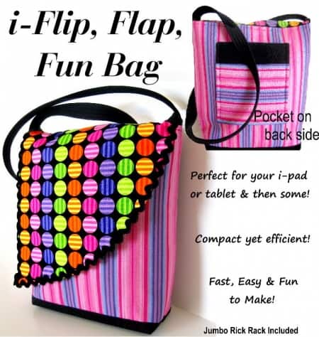 i-Flip Flap Fun Bag - i-Pad Purse / Bag Kit-0