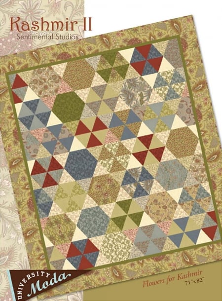 Flowers for Kashmir Quilt Kit -0