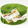 Bella Solids - Leaf Green Moda Jelly Roll-0