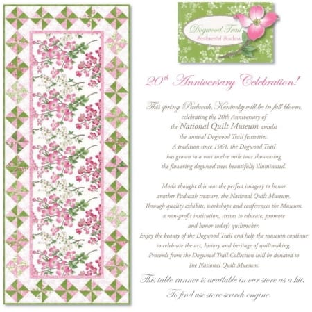 Dogwood Trail Table Runner Kit-0
