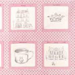 Ooh La La Fabric Panel - Pink-0