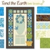 Tend the Earth Throw Quilt Kit-0