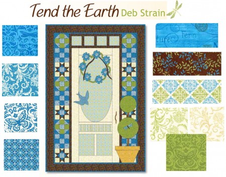 Tend the Earth Throw Quilt Kit-0