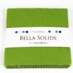 Moda Bella Solids LEAF GREEN - 5" Charm Pack-0