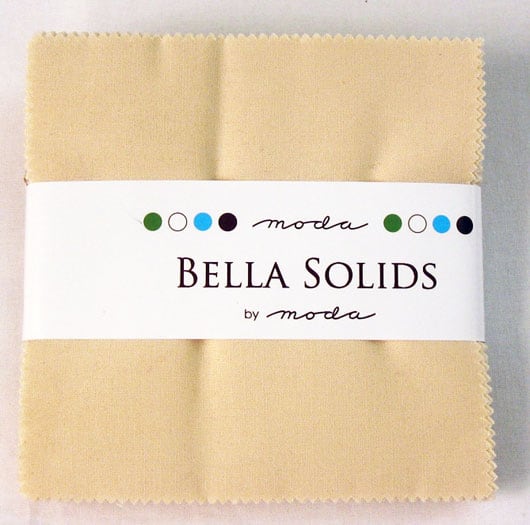 Moda Bella Solids NATURAL - 5" Charm Pack-0
