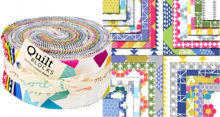 Quilt Blocks Moda Jelly Roll-0