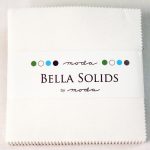 Moda Bella Solids WHITE - 5" Charm Pack-0