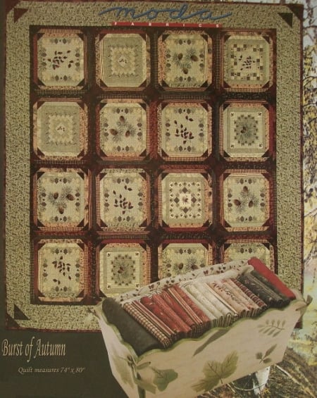 Burst of Autumn Quilt Pattern-0