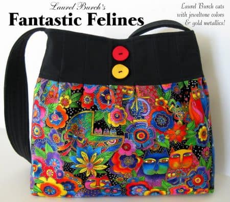 Fantastic Felines - Laurel Burch Handbag / Purse Kit-0