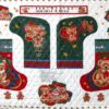 Holiday Hugs Panel - Pre-QUILTED Christmas Stockings & More! -0