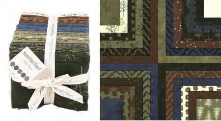 Shaded Oaks Flannel Fat Quarter Bundle-0