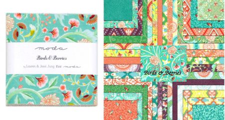 Birds and Berries 5" Charm Pack-0