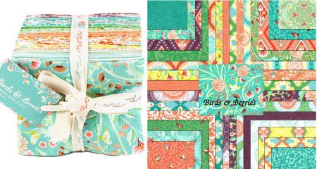 Birds and Berries Fat Quarter Bundle-0