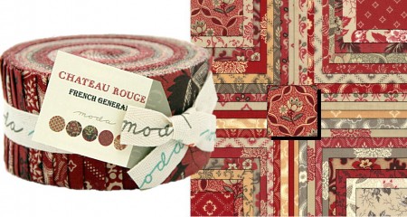 Chateau Rouge Moda Jelly Roll-0
