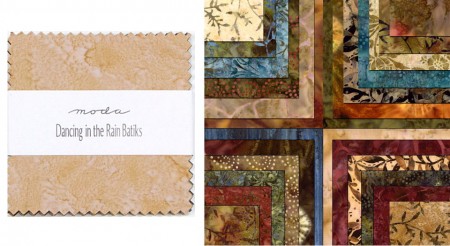 Dancing in the Rain Batiks 5" Charm Pack-0