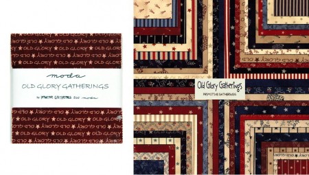 Old Glory Gatherings 5" Charm Pack-0