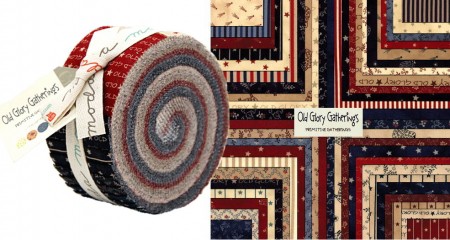 Old Glory Gatherings Moda Jelly Roll-0