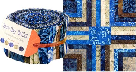 Snow Day Batiks Jelly Roll-0