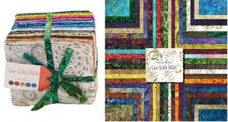 Color Splash Batiks Fat Quarter Bundle-0