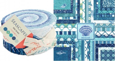 Seascapes Moda Jelly Roll-0