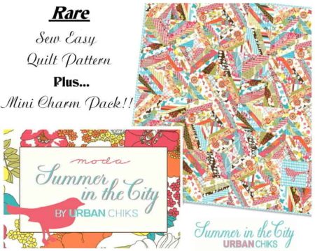 Summer in the City 2.5" Charm Pack + Quilt Pattern-0