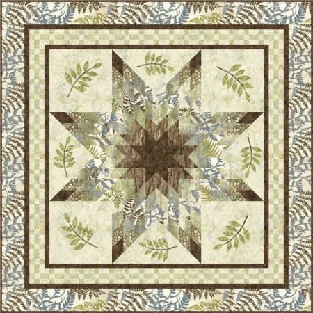 Woodland Star Quilt Kit-0