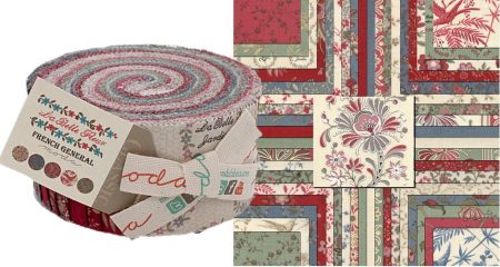 La Belle Fleur Moda Jelly Roll-0