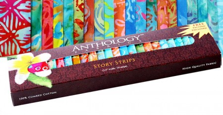 Anthology Batik Story Strips Collection - #212-51 + FREE PATTERN-0