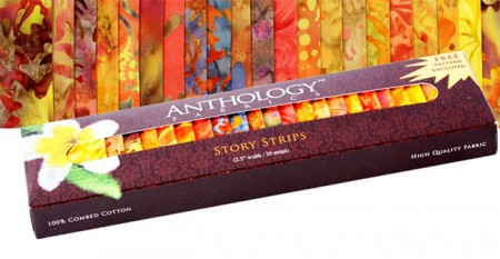 Anthology Batik Story Strips Collection - #212-52 + FREE PATTERN-0