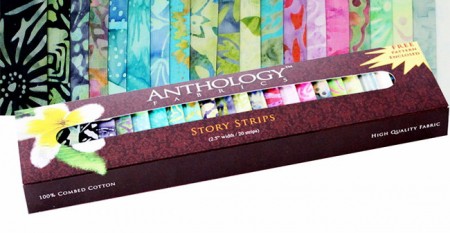 Anthology Batik Story Strips Collection - #212-55 + FREE PATTERN-0