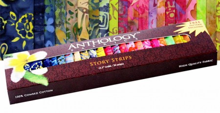 Anthology Batik Story Strips Collection - #212-57 + FREE PATTERN-0